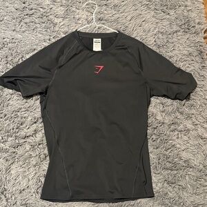 Gymshark Black Compression Short Sleeve